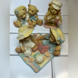 3 Cherished Teddies Figurine